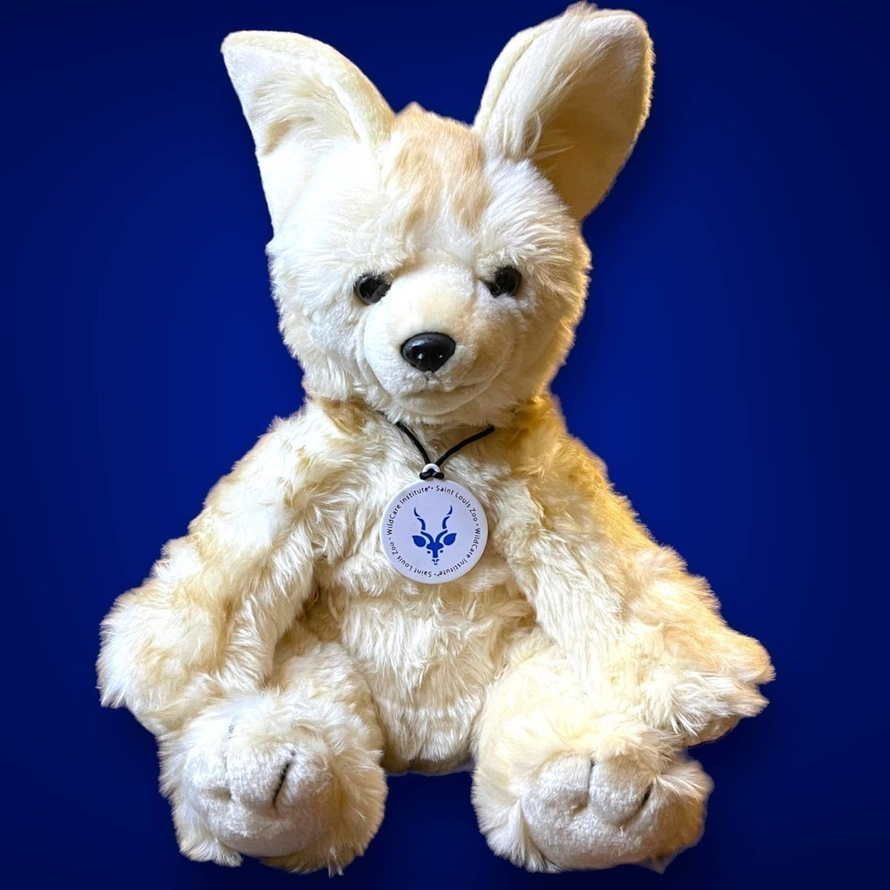 Build A Bear Fox 13" Realistic Plush St Louis Zoo Wildcare Medallion Retired